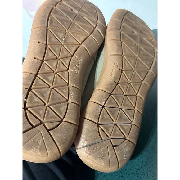 Clarks Collection Flexway Step Flexway Step US 13 Olive Suede Driving  Deck - Picture 2 of 7